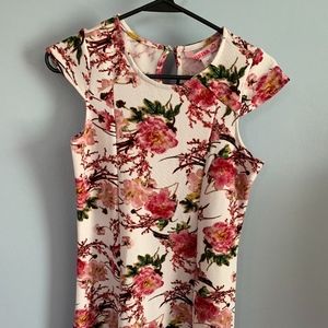 Girls floral print dress